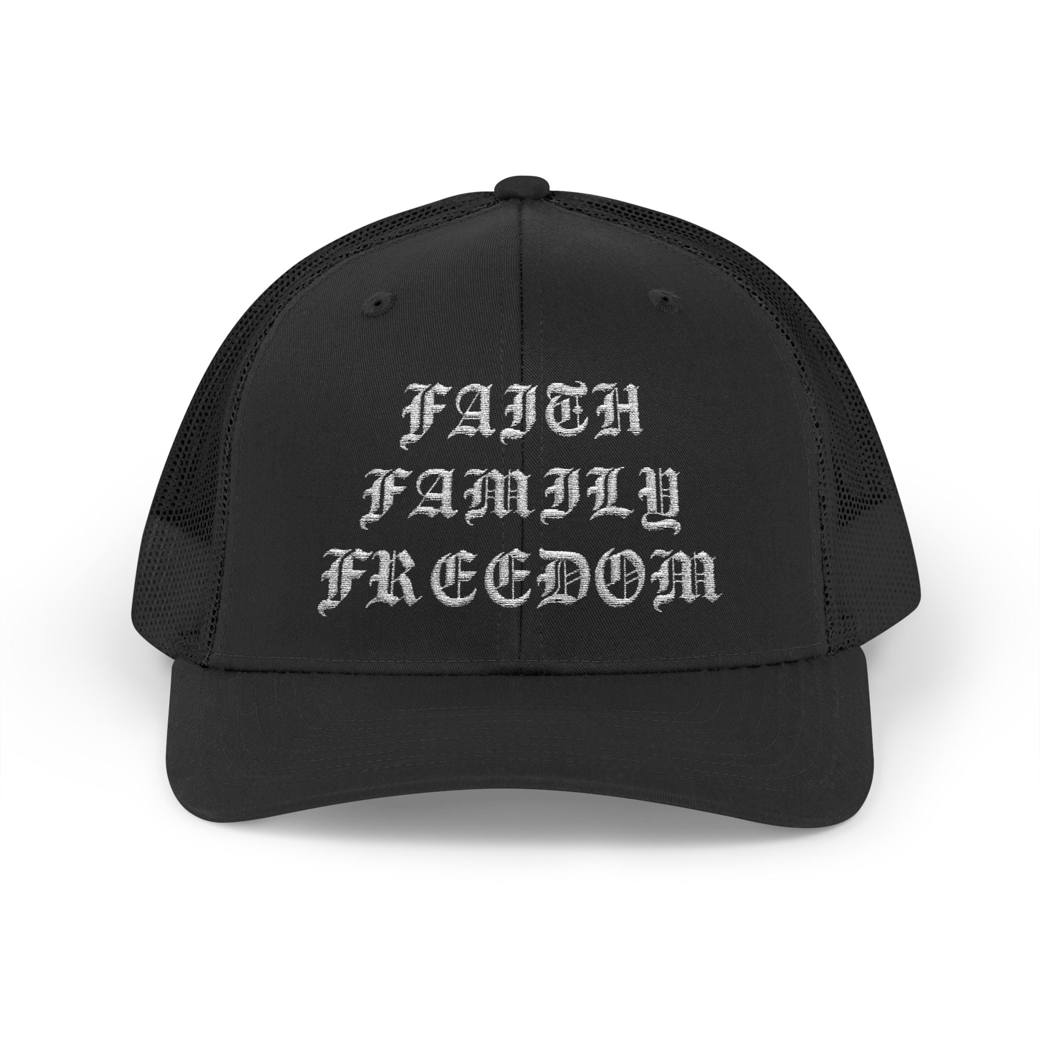 Faith Family Freedom Trucker Hat