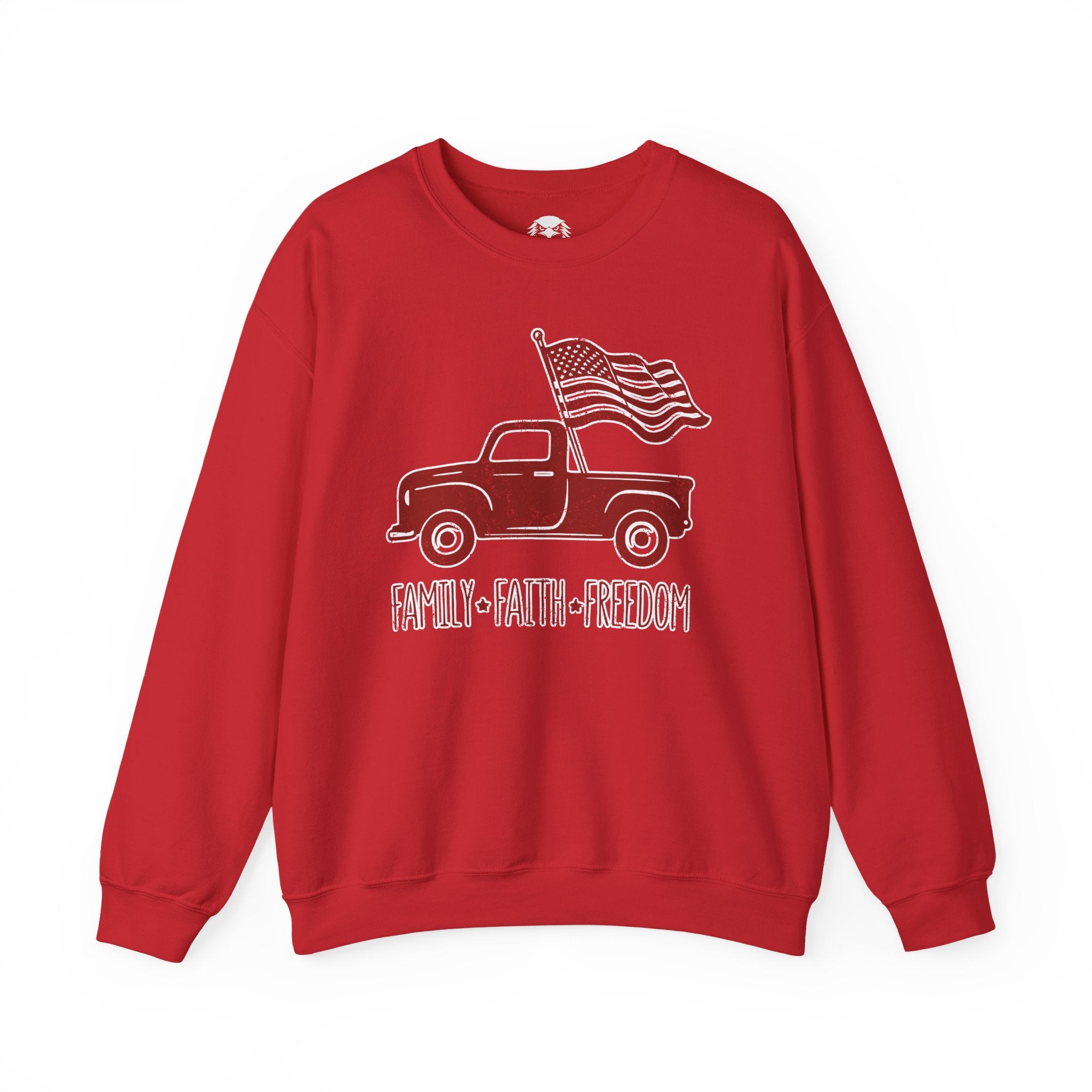 Family Faith Freedom Crewneck