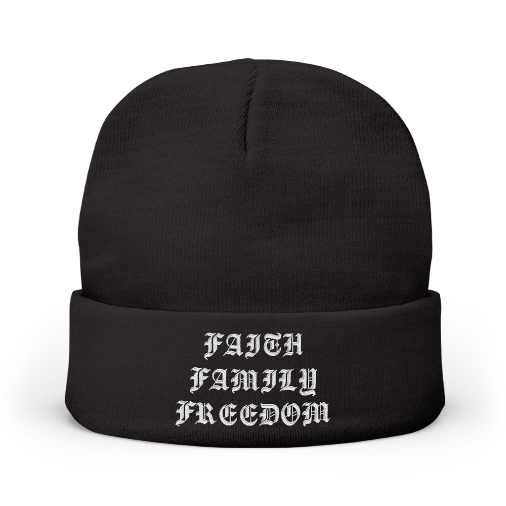 Faith Family Freedom Beanie