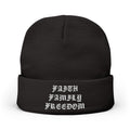 Faith Family Freedom Beanie