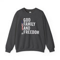 God Family Freedom Crewneck