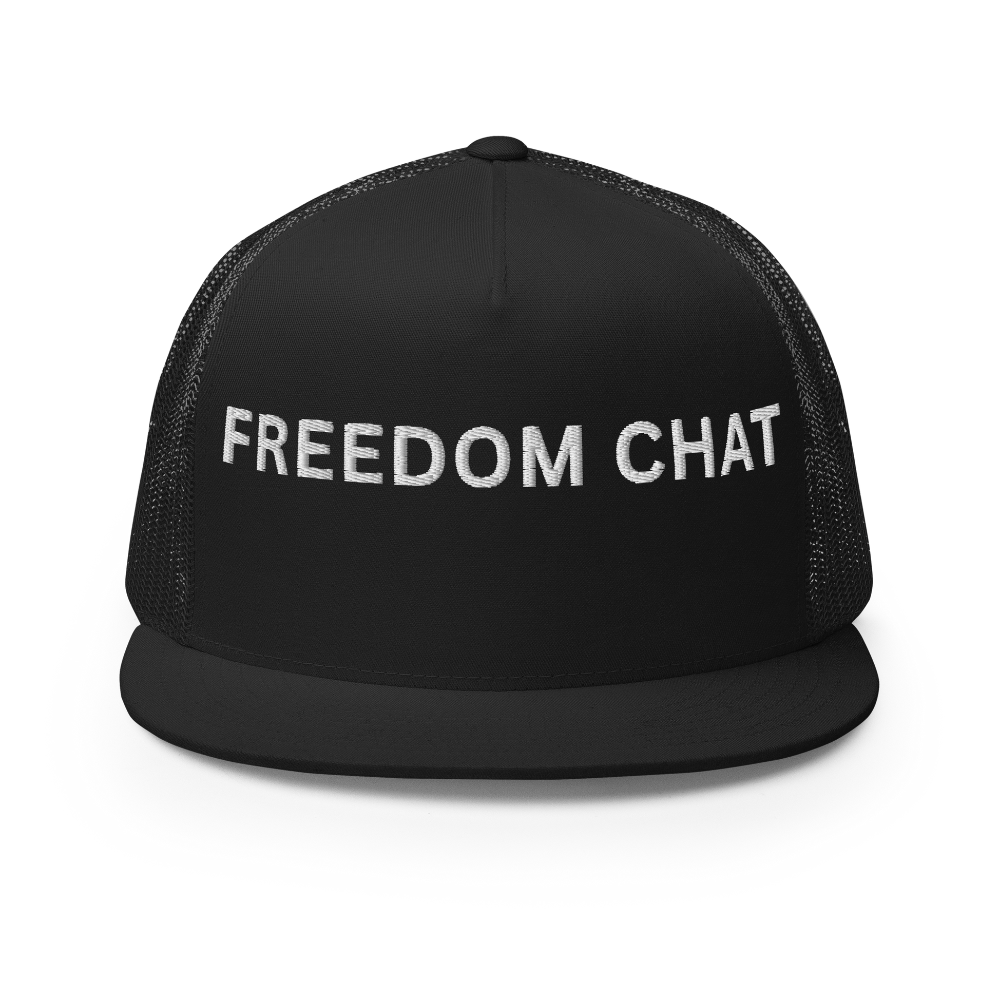Freedom Chat Embroidered Trucker Hat