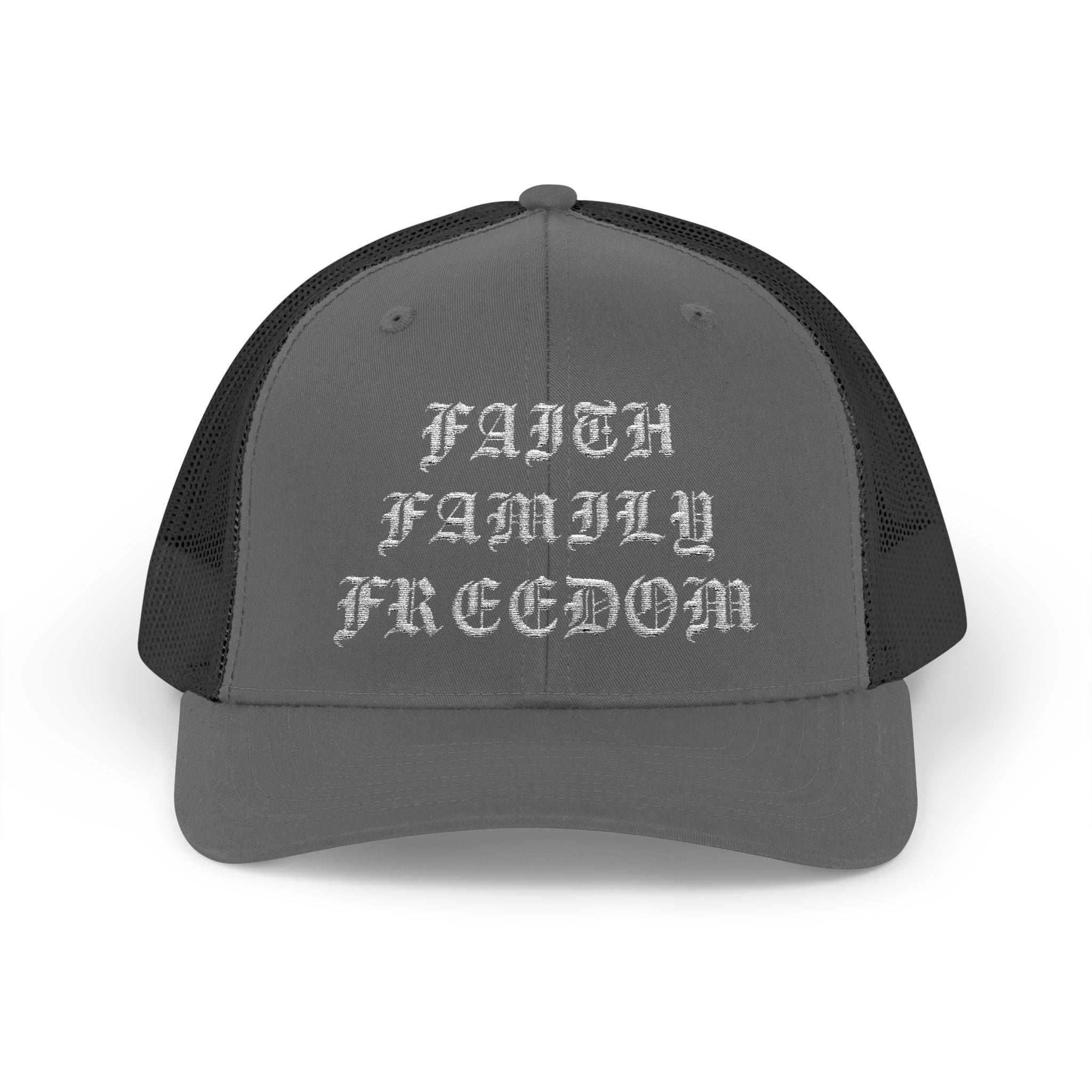 Faith Family Freedom Trucker Hat