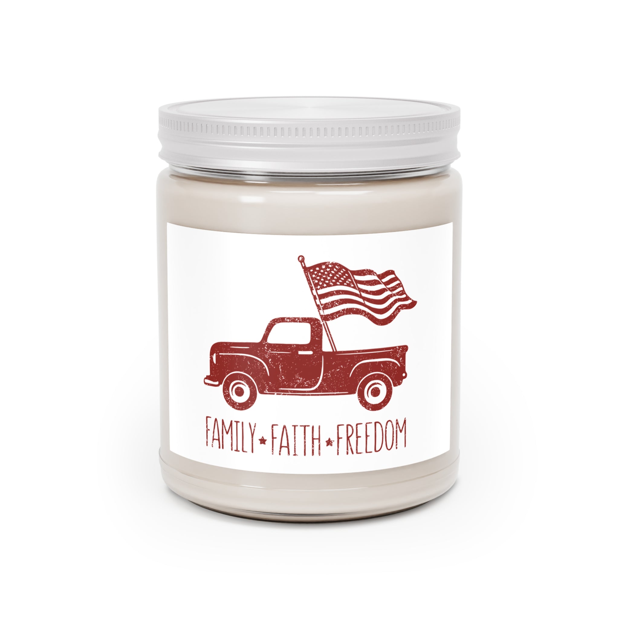 Family Faith Freedom Candle