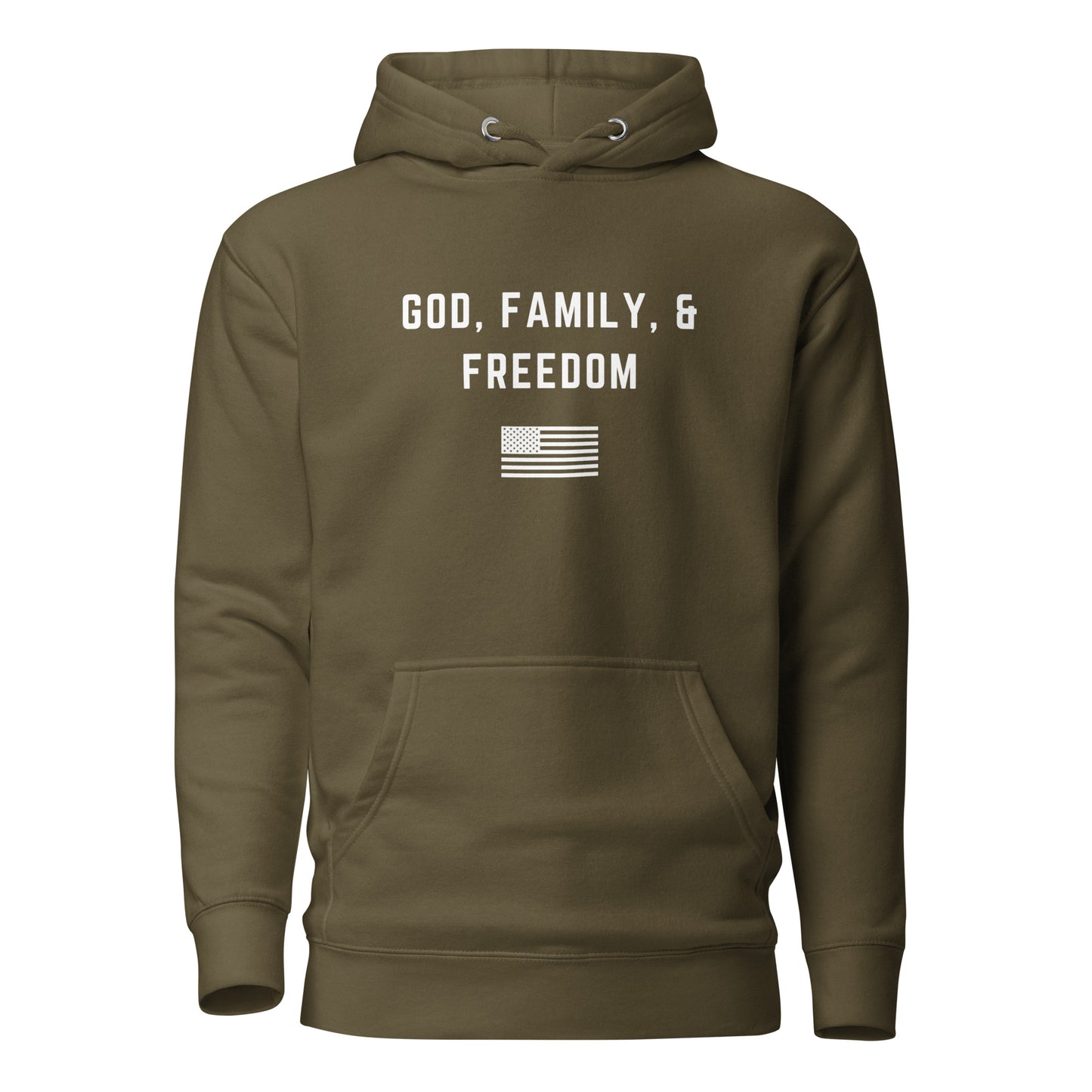God, Family, & Freedom Men's Hoodie 