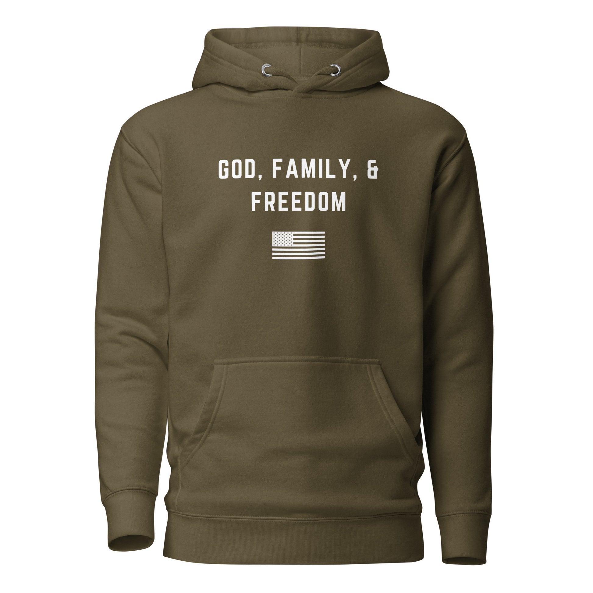 God, Family, & Freedom Men's Hoodie 