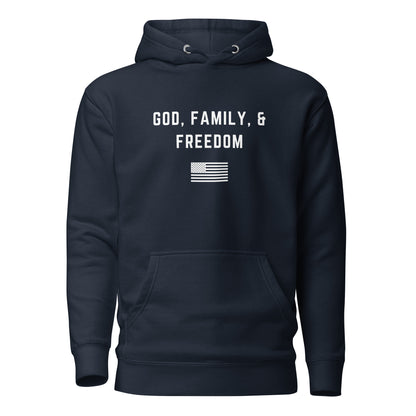 God, Family, & Freedom Men's Hoodie 